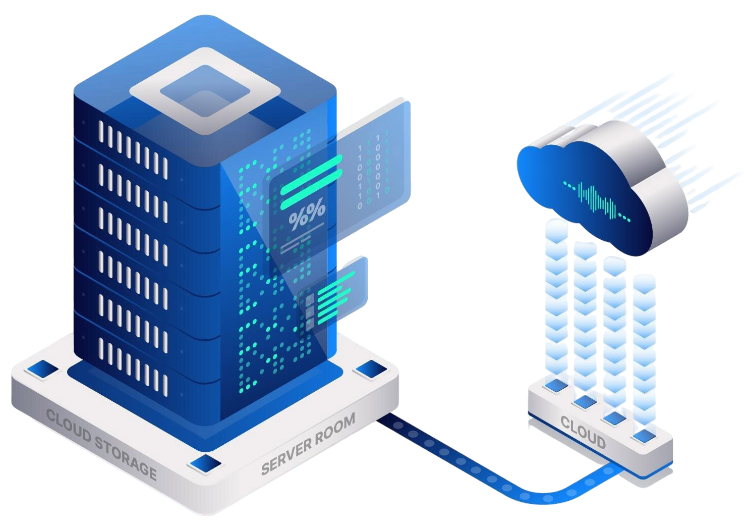 Dedicated Server Illustration