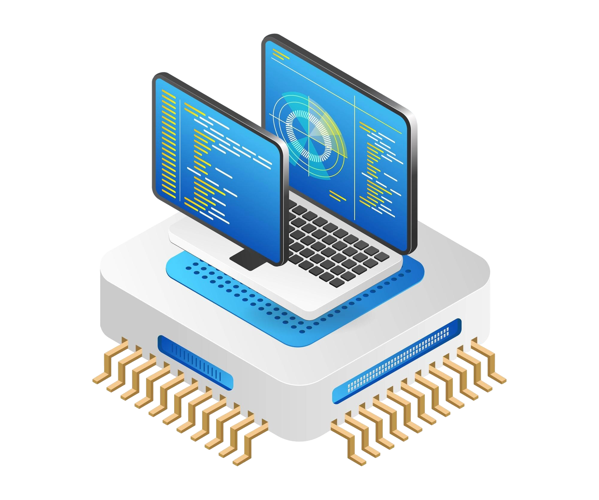 Cyber Security UTM Illustration