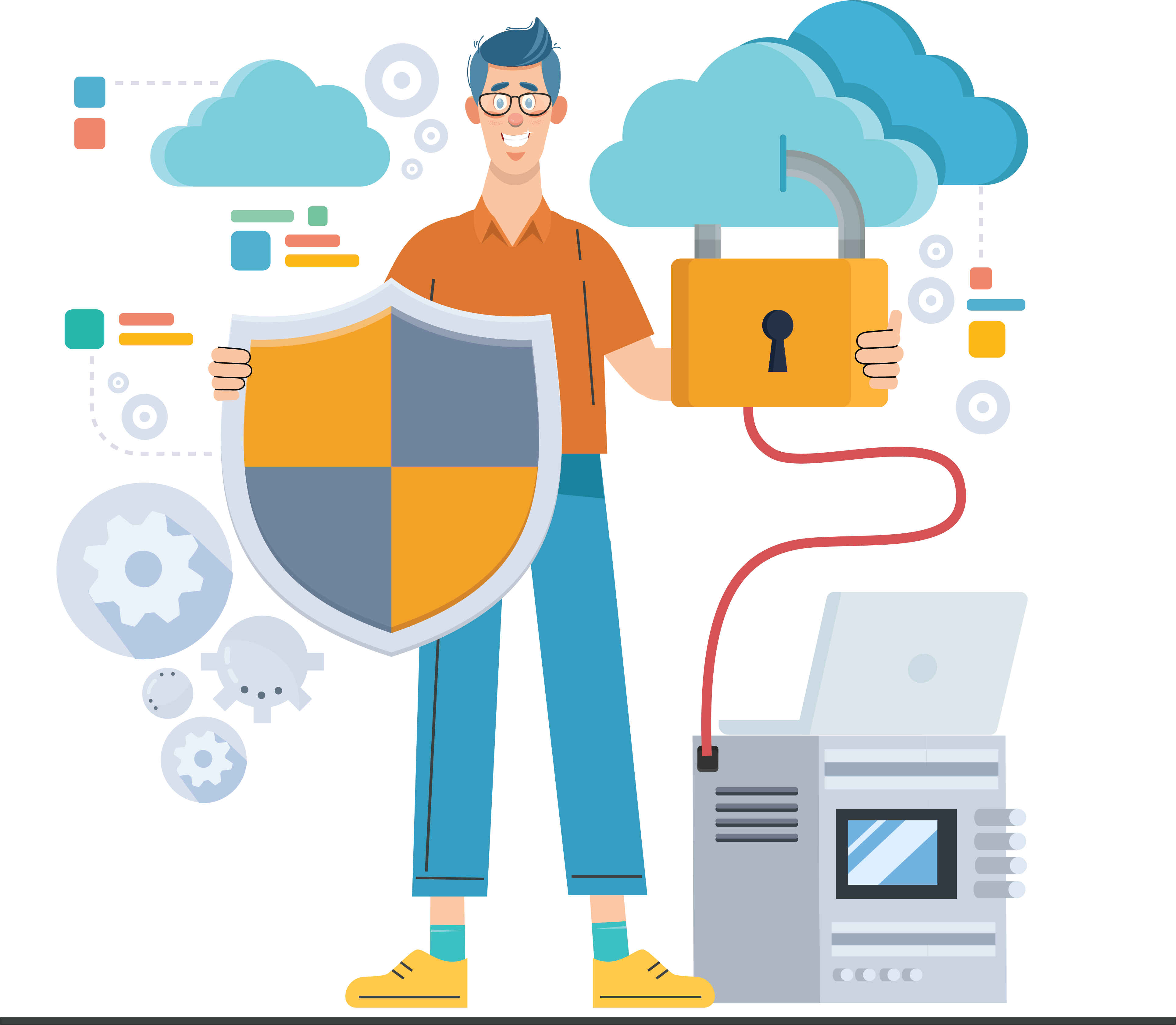 Server Backup Illustration