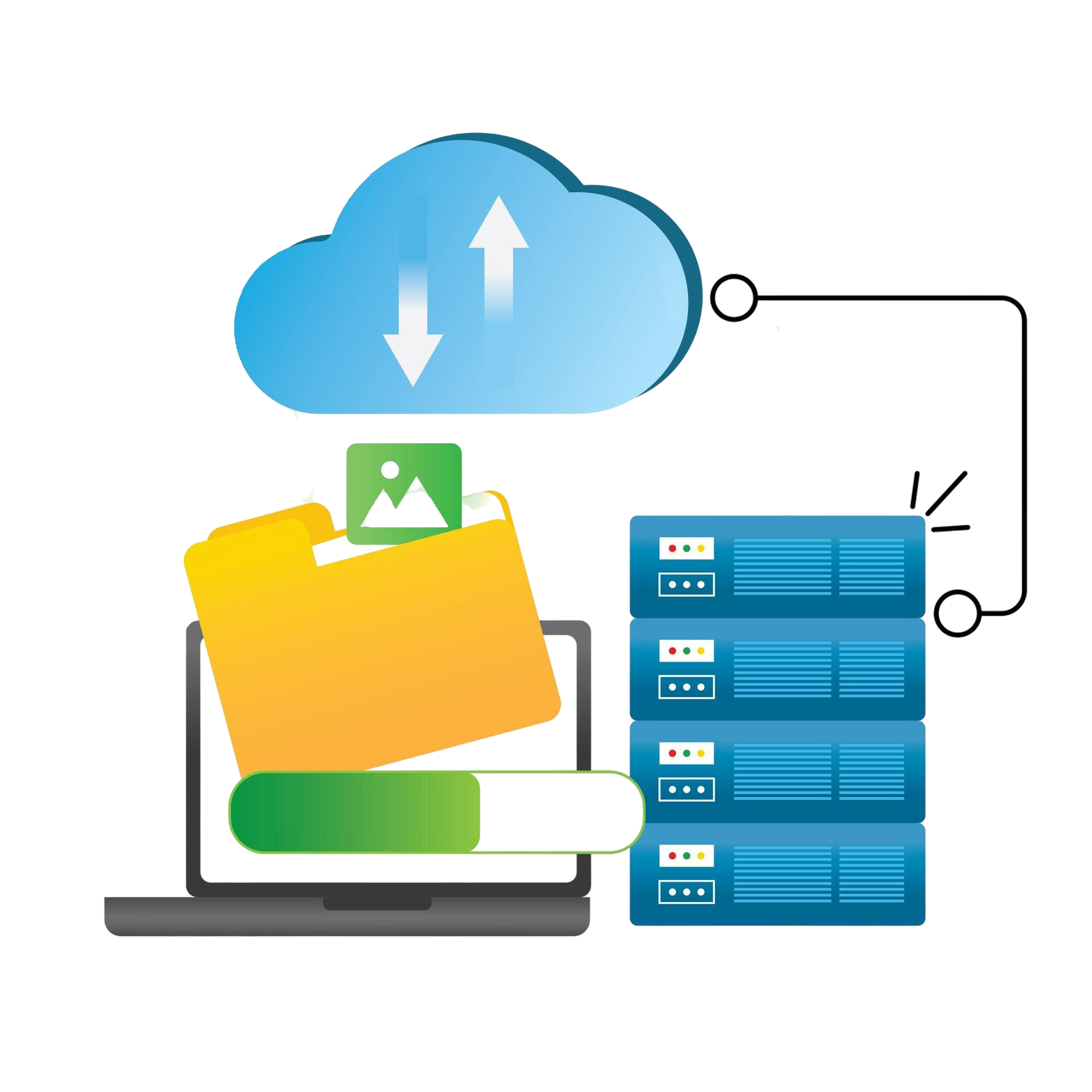 Server Backup Illustration