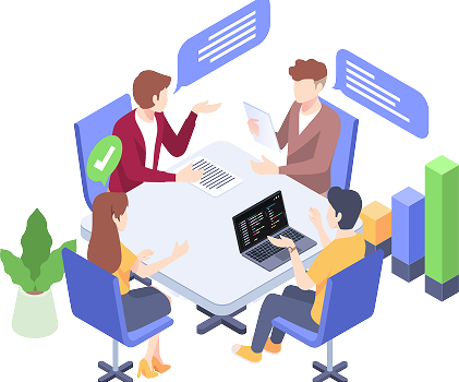 Customer Engagement Illustration